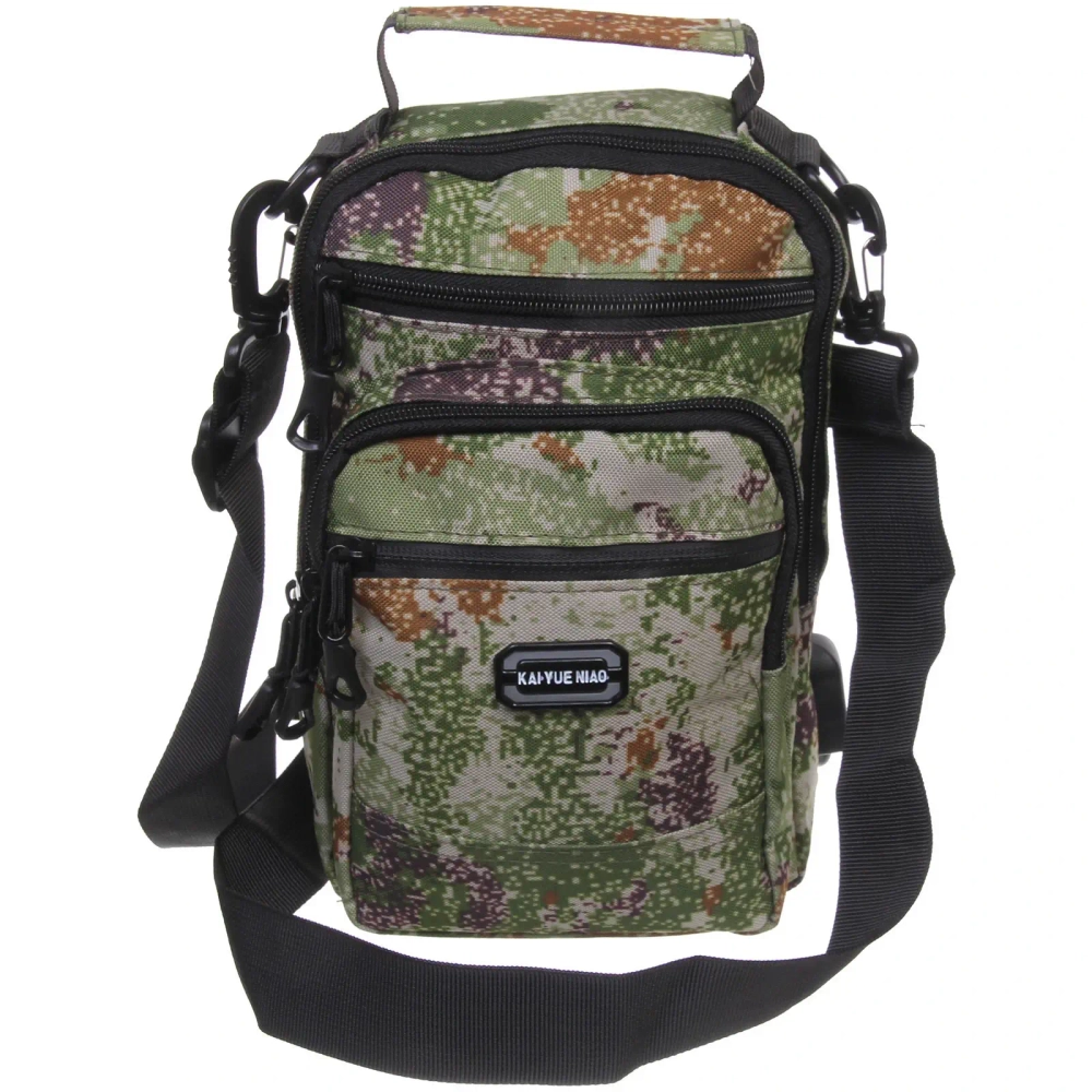 Сумка мужская через плечо «Viking», 4 кармана, цвет хаки-зеленый, 27*16*6,5см