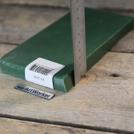 Смальта зеленого цвета, 800 гр, в кирпичиках V1-209