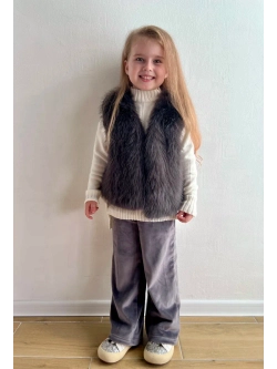 Жилет из искусственного меха