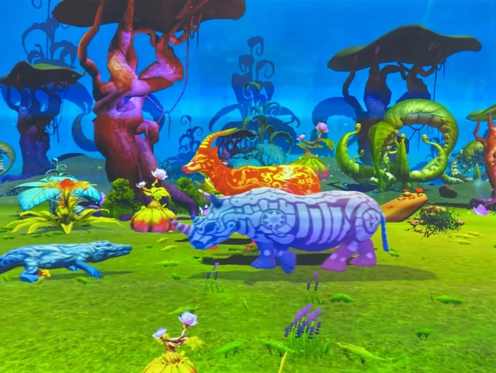 Интерактивная игра с проектором "Оживи рисунок"