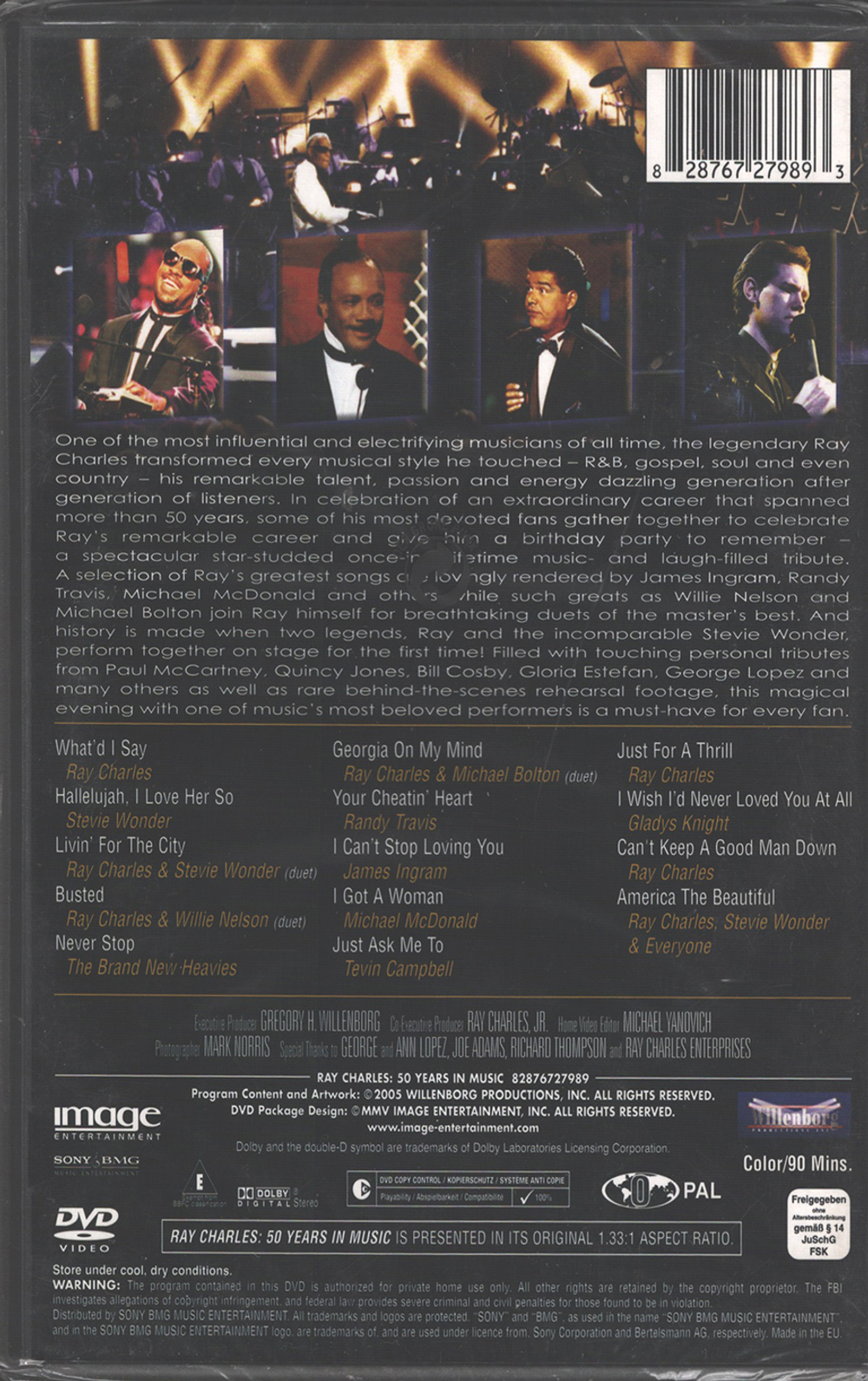 Ray Charles / 50 Years In Music (DVD)