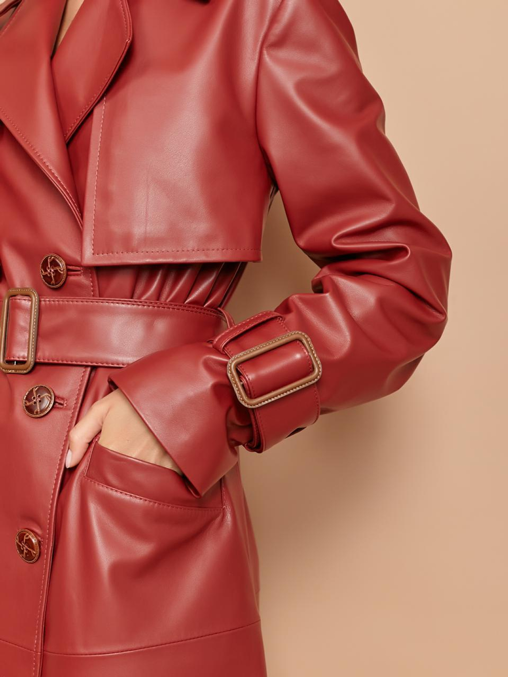 BERIBEGI BOX: короткая дубленка + кожаный тренч