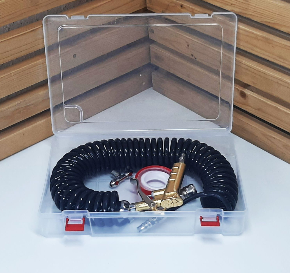 Набор для продува кабины с быстросъемом и пистолетом (металлический)