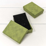 Коробка Ювелирная 11х8х3.4 см Набор 2 шт (Зеленый)