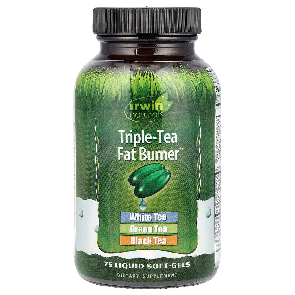 Irwin Naturals, Triple-Tea Fat Burner®, 75 желатиновых капсул