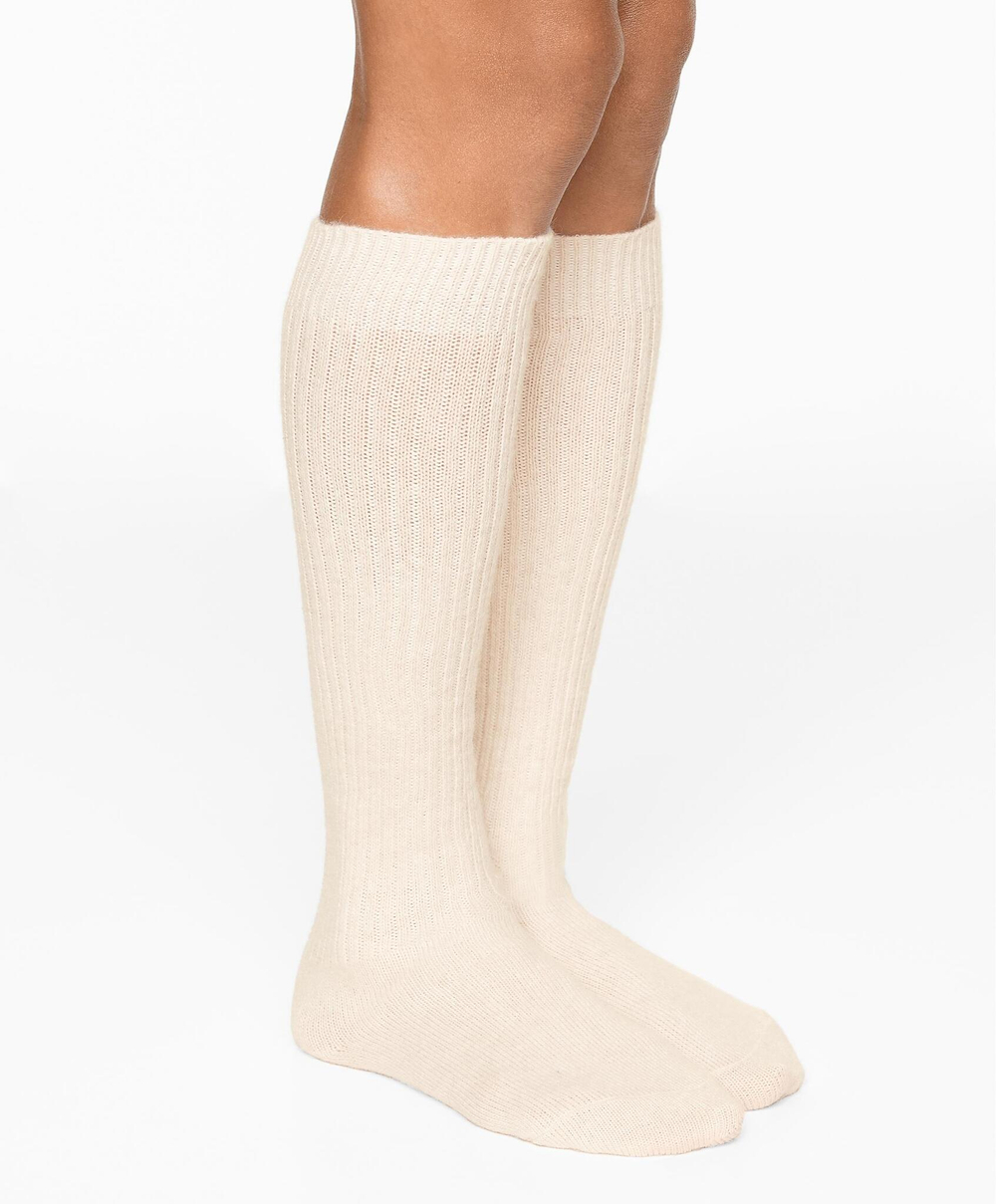 Oysho Длинные носки с добавлением кашемира, каменный