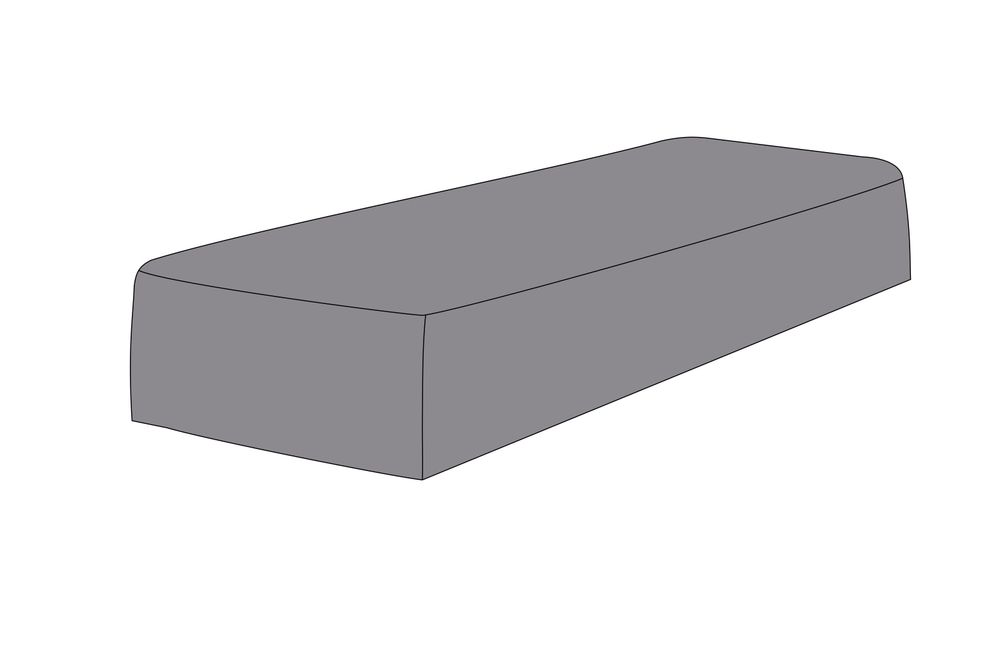 Защитный чехол на шезлонг Ривьера 210×80×30 см, цвет хаки