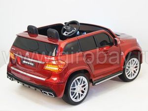 Детский электромобиль River Toys MERCEDES-BENZ GLS63 4WD красный фото №2