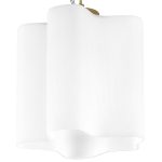 802115 Подвес NUBI LEGNO 1х40W E27 СВЕТЛОЕ ДЕРЕВО/БЕЛЫЙ