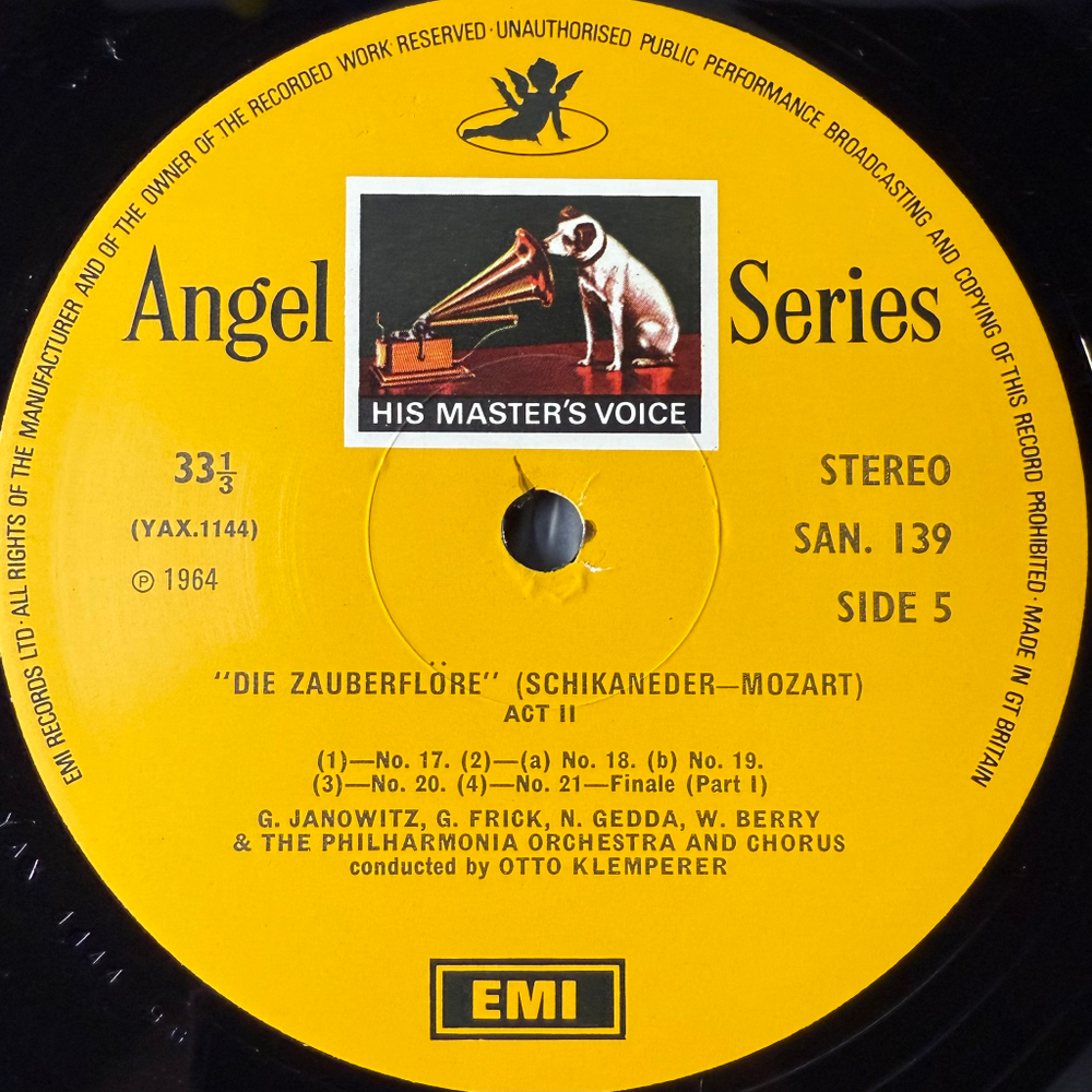 Моцарт - Волшебная флейта 3LP (Англия 1964г.)