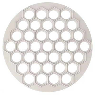 Пельменница, 37 ячеек, диаметр 245 мм (светло-бежевый)