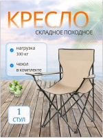 Стул складной туристический походный 50х50х80см