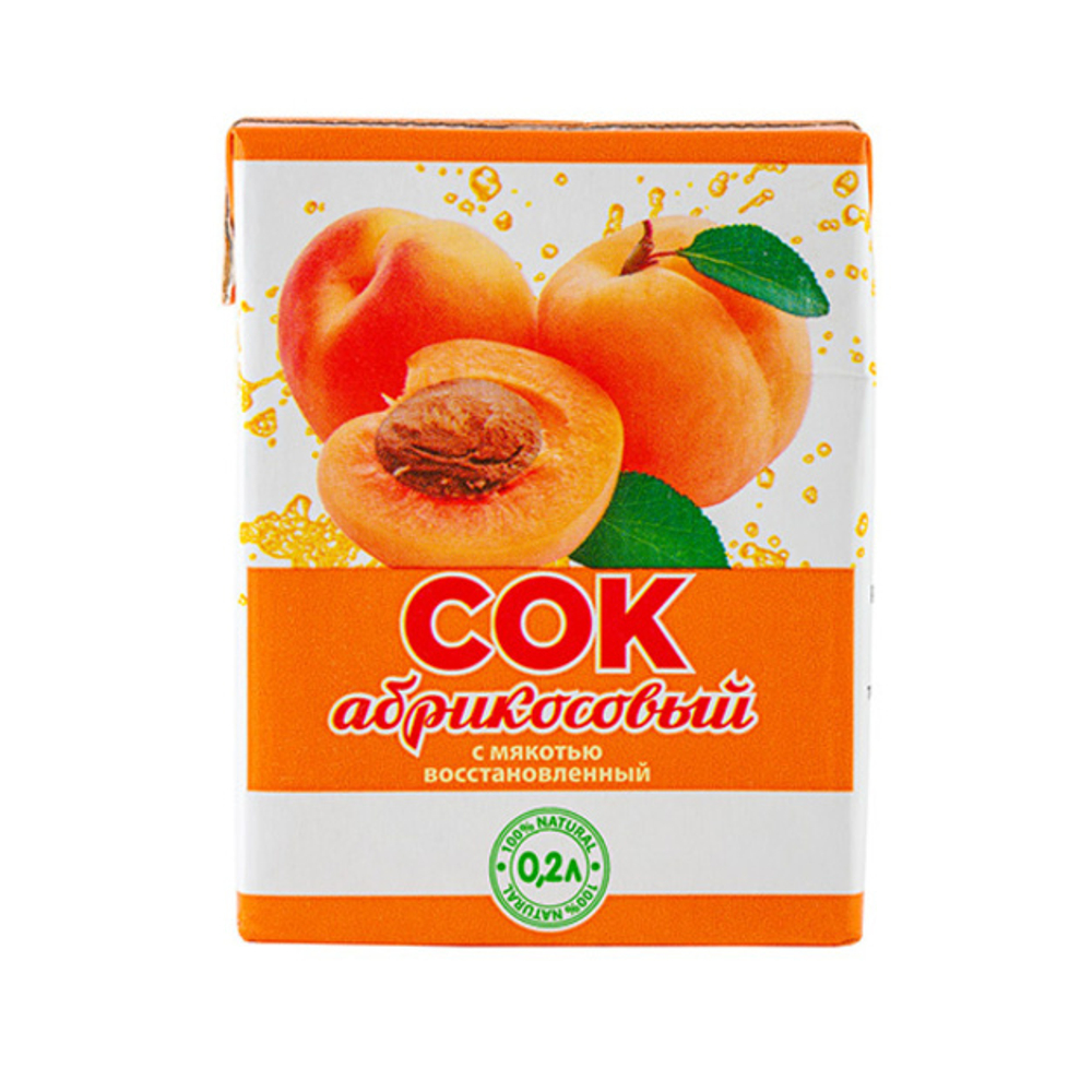 Сок Абрикосовый Широкий Карамыш 0,2л