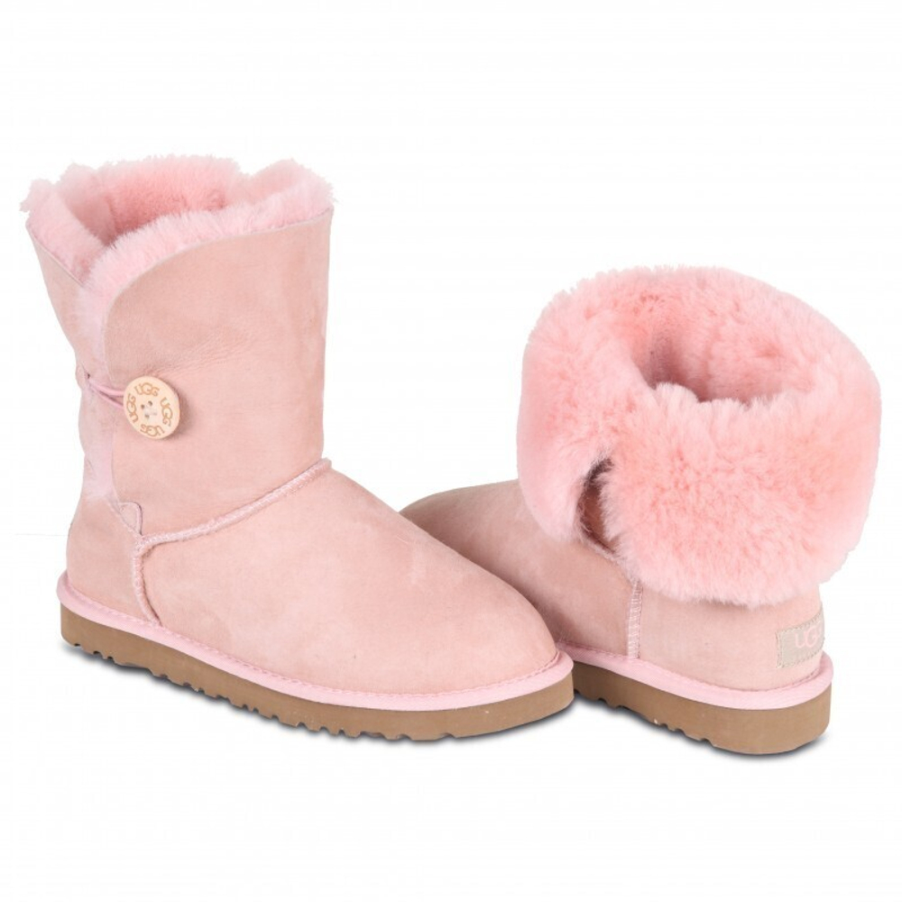 Угги Bailey Button Pink