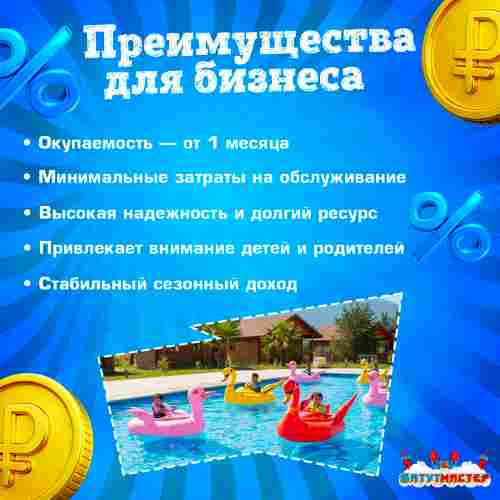 Лодка для парка аттракционов «Уточка», взрослая, на часовом механизме, 172×120×36 см