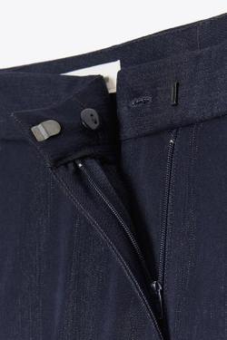 ZARA БРЮКИ ПРЯМОГО КРОЯ, МОРСКОЙ СИНИЙ