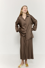 Рубашка струящаяся