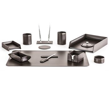 Настольный набор из кожи Cuoietto серии Business из 12 предметов (NBCCh12.1)