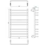 Полотенцесушитель ГРОТА ECOFORTE 63/90(-), (1 шт)
