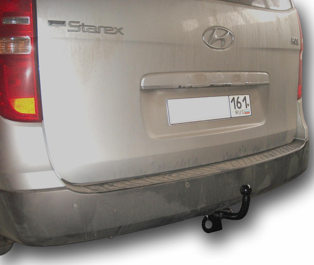Фаркоп(прицепное) Лидер-Плюс для HYUNDAI STAREX 2007-2018 (паспорт и сертификат в комплекте)(без электрики)H214-A