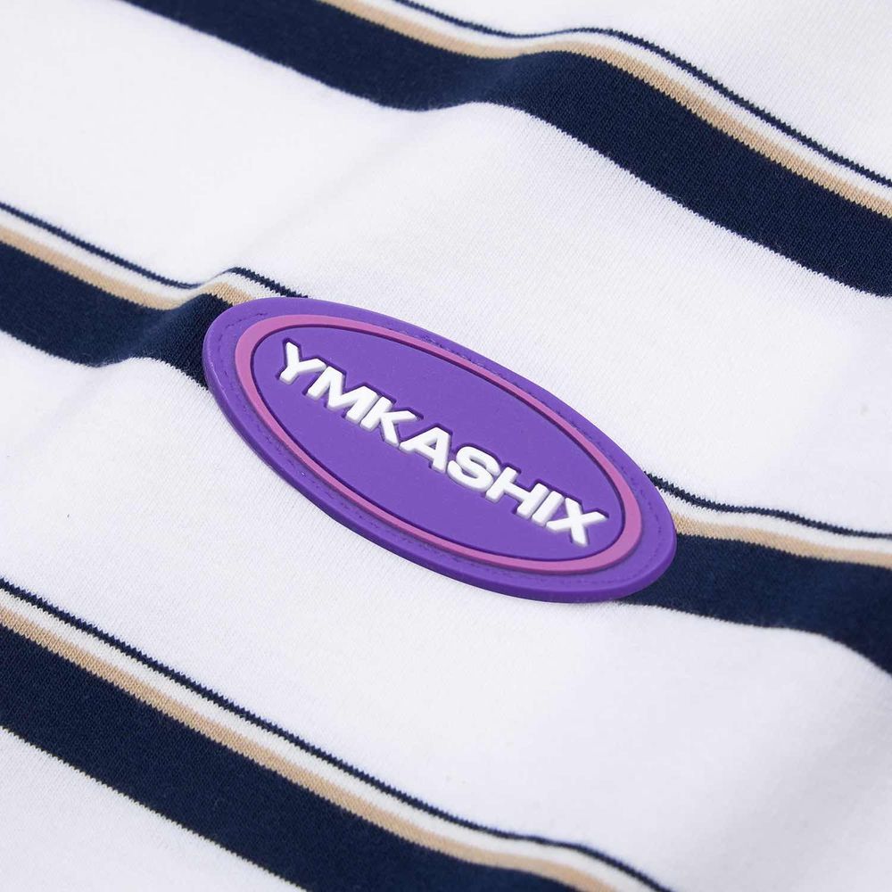 Футболка YMKASHIX Nineties Бело-Темно-Синяя