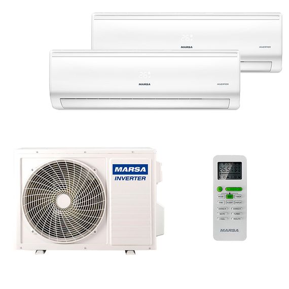 Мультисплит система на 2 комнаты Marsa MRK-T07PA x 2 / MRK-2M14HTPE-W