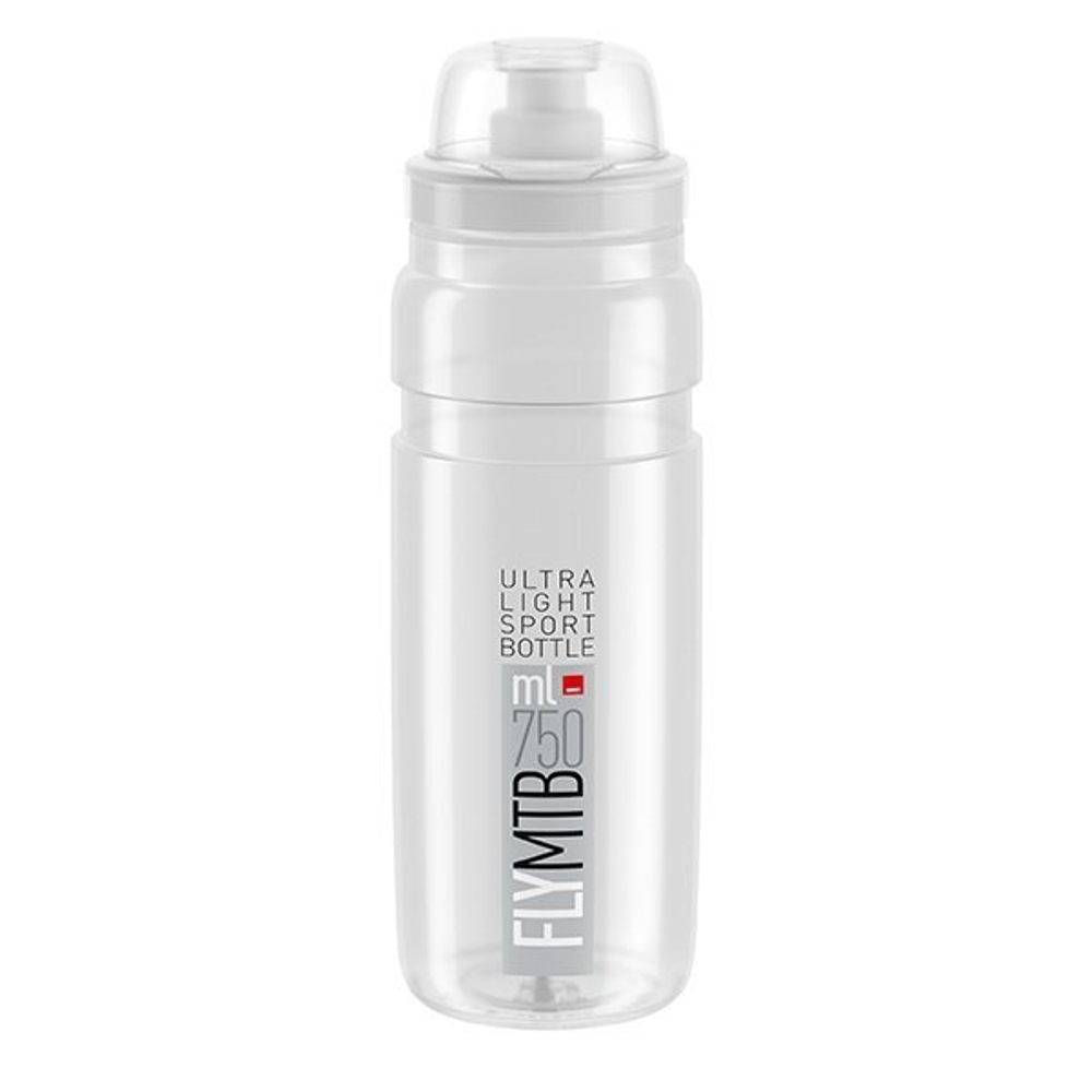 Фляга Elite, 750 мл Fly MTB, прозрачный, защитный колпачок EL0160754