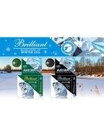 Плетеный шнур для рыбалки AQUA Black Brilliant зимний