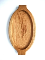 Поднос деревянный из массива дуба