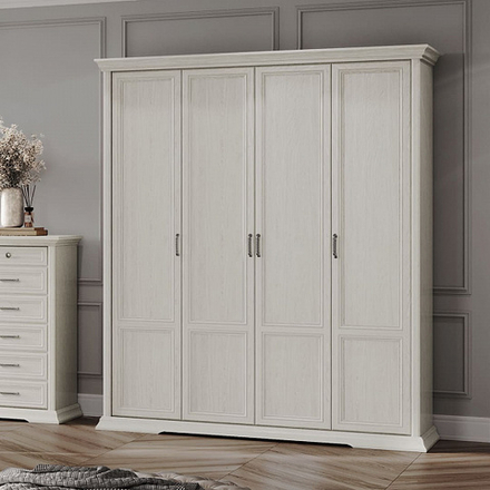 ЛОРЕНЦО Шкаф для одежды 4-х дверный (Дуб Сторсанд)