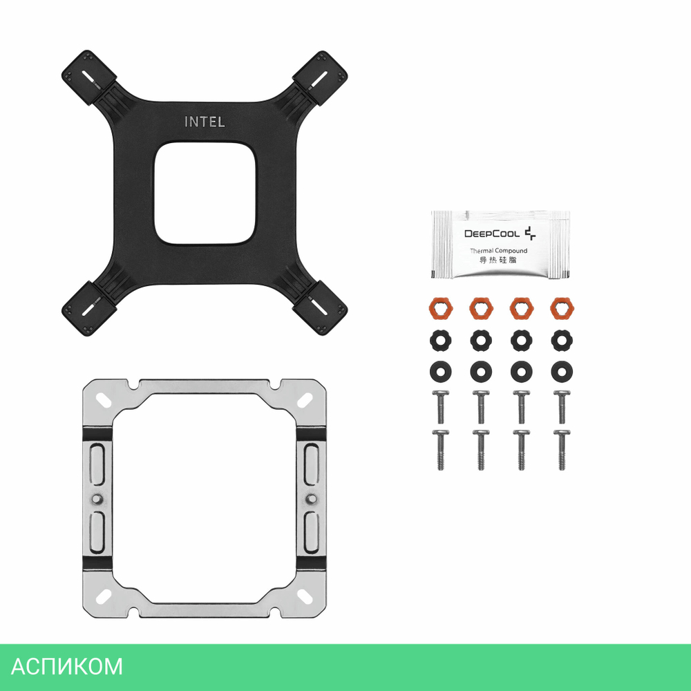 Кулер для процессора DeepCool AG400 DIGITAL WH ARGB (R-AG400-WHADMN-G-1)