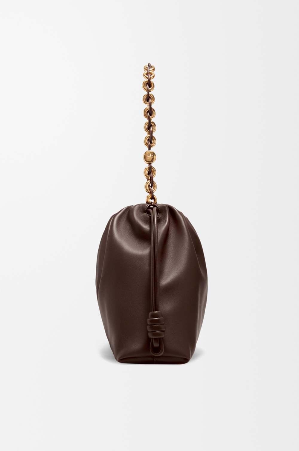 Loewe Большая сумка Flamenco из мягкой кожи ягненка наппа, темно-каштановый