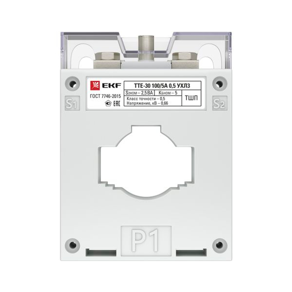 Трансформатор тока ТТЕ-30-250/5А mini класс точности 0,5 EKF PROxima