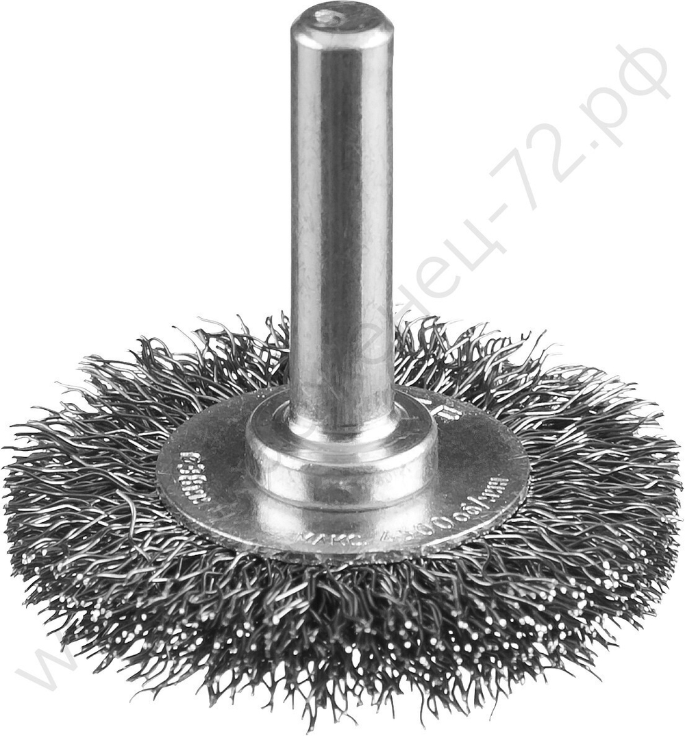 ЗУБР 38 мм, витая стальная проволока, 0.3 мм, Щетка дисковая, Профессионал (35198-038)