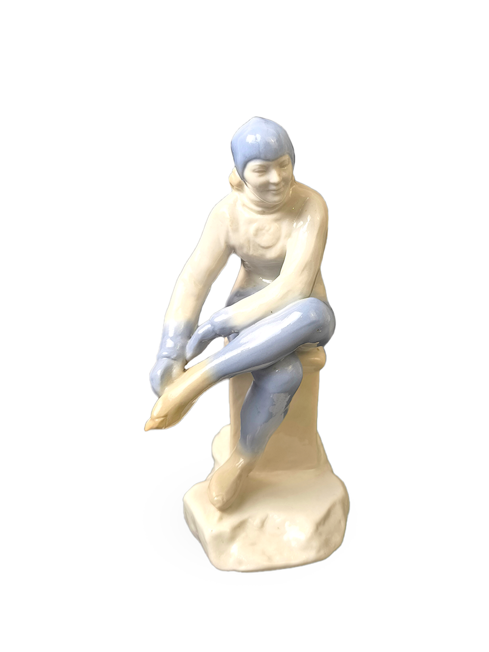 Фарфоровая статуэтка "Конькобежка Лидия Скобликова" Артель