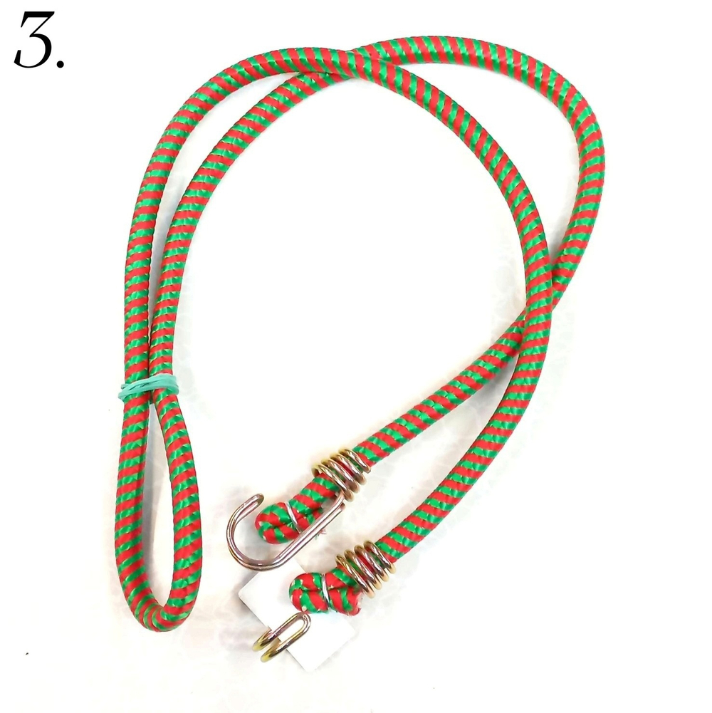 Резинка багажная с крюками (10мм*1,3м) ОТК015