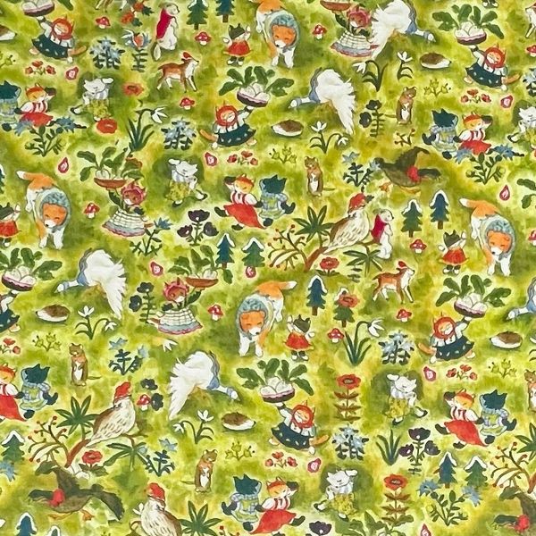 ЛЕСНАЯ ВЕЧЕРИНКА, 100% хлопок Handmade Fabrics 1