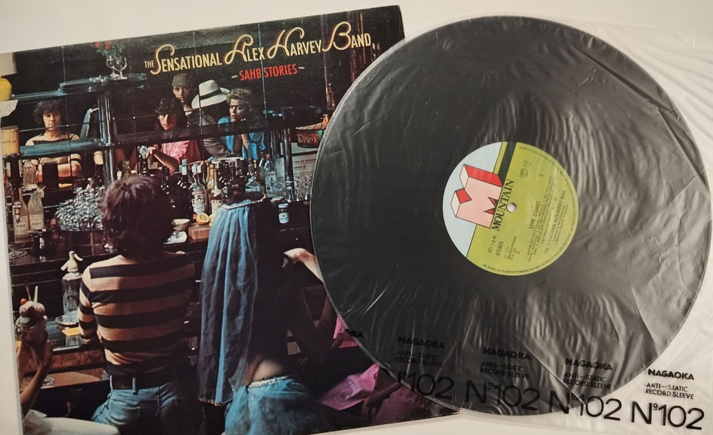 Винтажная виниловая пластинка LP The Sensational Alex Harvey Band SAHB Stories (UK 1976)