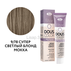Полуперманентный безаммиачный крем-краситель тон-в-тон "Filter Dous Сolor" (60мл)