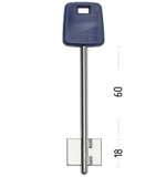 Заготовка сувальдного ключа 10675 APS3DP (синий)