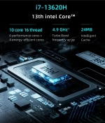 Ноутбук ThundeRobot 911 X - Intel Core i7-13620H, RAM 16 ГБ, SSD 512 ГБ,NVIDIA GeForce RTX 4060(8 Гб), 15.6"