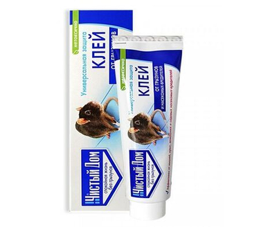 От грызунов и насекомых клей 130гр. туба пластик, Чистый дом