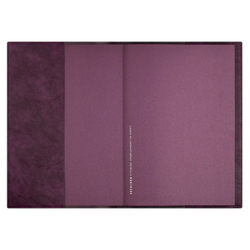 Ежедневник недатированный ESCALADA, А5+, 160 л., арт. 70582/ 10 ФЛАНСТЕР БОРДОВЫЙ (кожзам: 175х245 мм, мягкий переплёт, запаянный край, съёмная обложка, материал обложки: искусственная кожа "Фланстэр"; способ крепления блока: вставной блок, ниткошвей