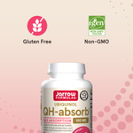Jarrow Formulas, QH-Absorb, убихинол, максимальное усвоение, 100 мг, 60 капсул