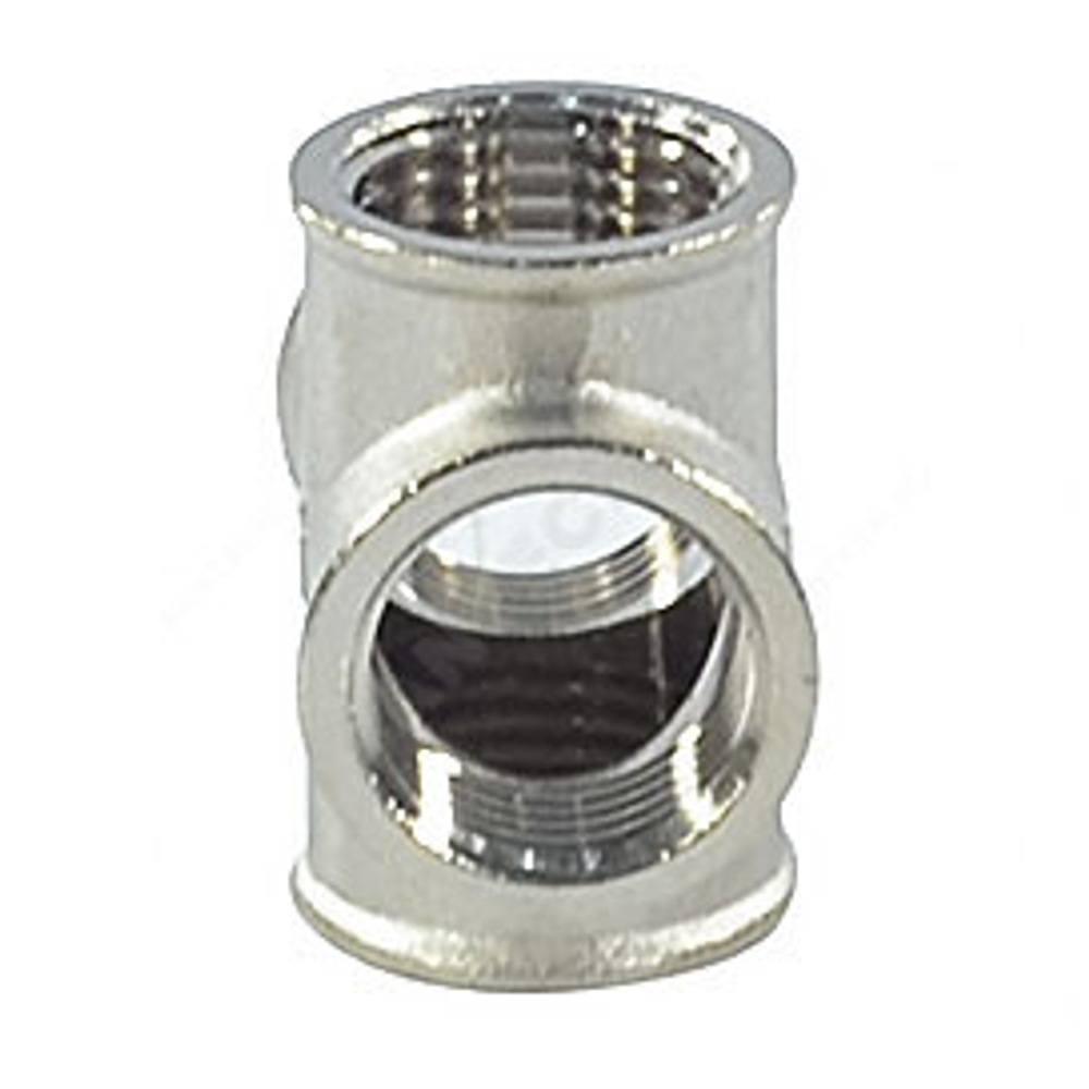 Крест латунь никель Ду 15 (1/2") ВР/ВР SantechSystems