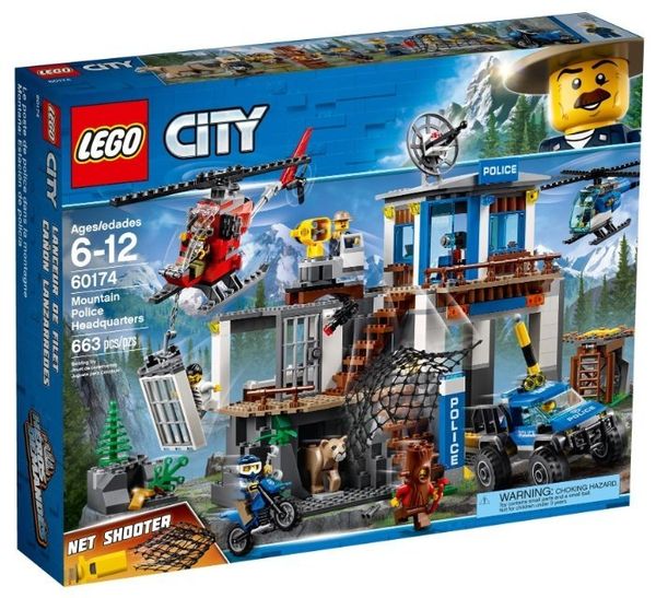 Конструктор LEGO City 60174 Полицейский участок в горах