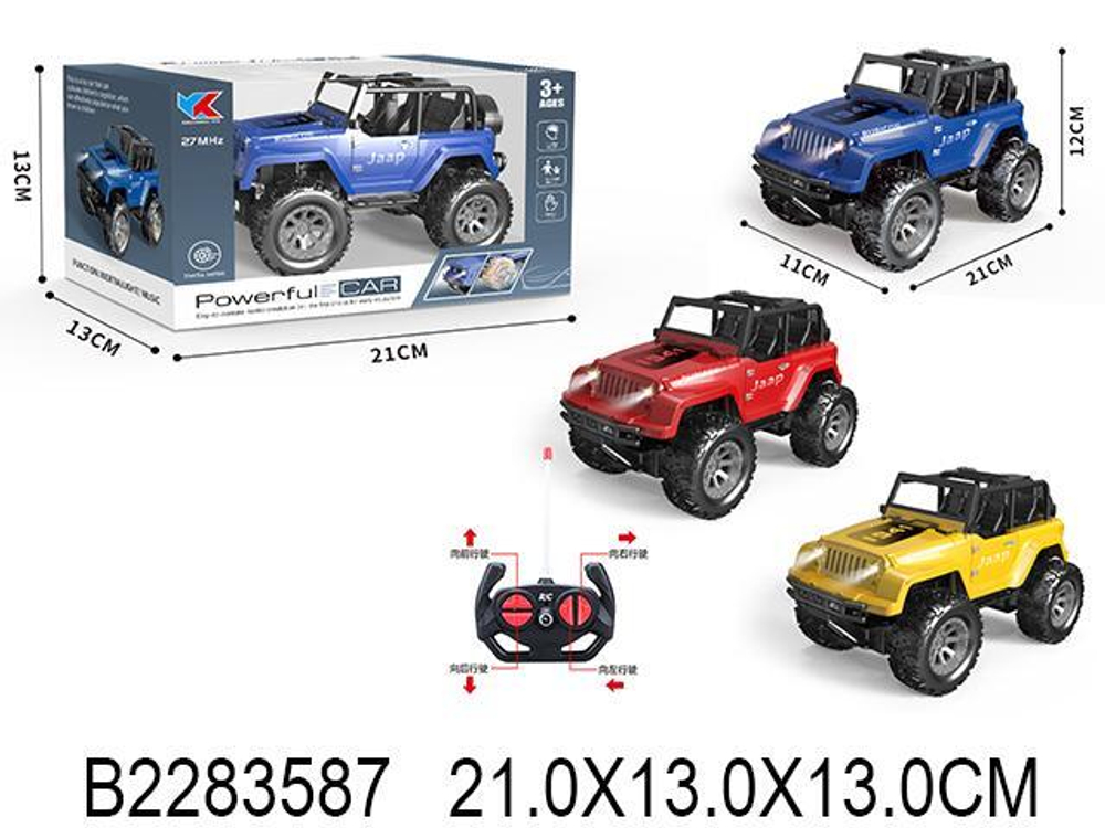 Джип на РУ, коробка 201-3