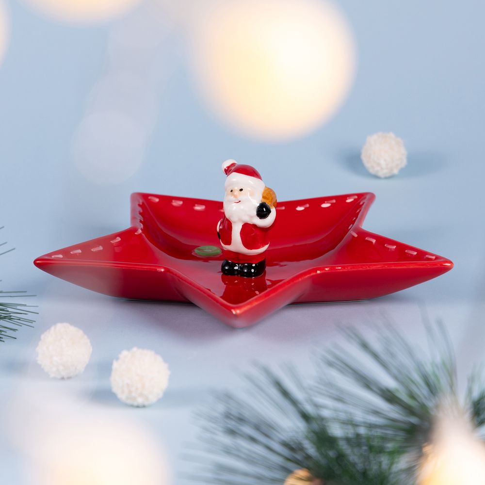 БЛЮДО СЕРВИРОВНОЧНОЕ КОЛЛЕКЦИЯ "CHRISTMAS GIFT" 25,5*24*7,5 СМ