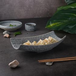 Блюдо прямоугольное 25*12*5,5 см Side Up4 Stone Untouched Taiga P.L. Proff Cuisine [1]