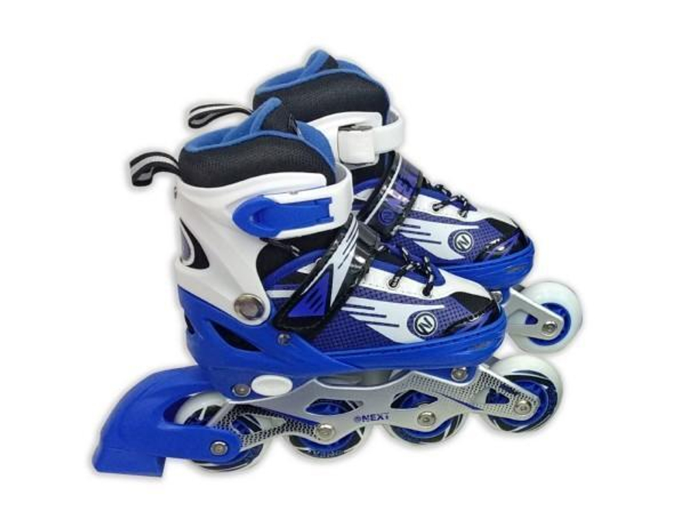 Ролики раздв., алюм. рама, ABEC-7, колеса PU, р. 27-30 в сумке A27-30-AT33